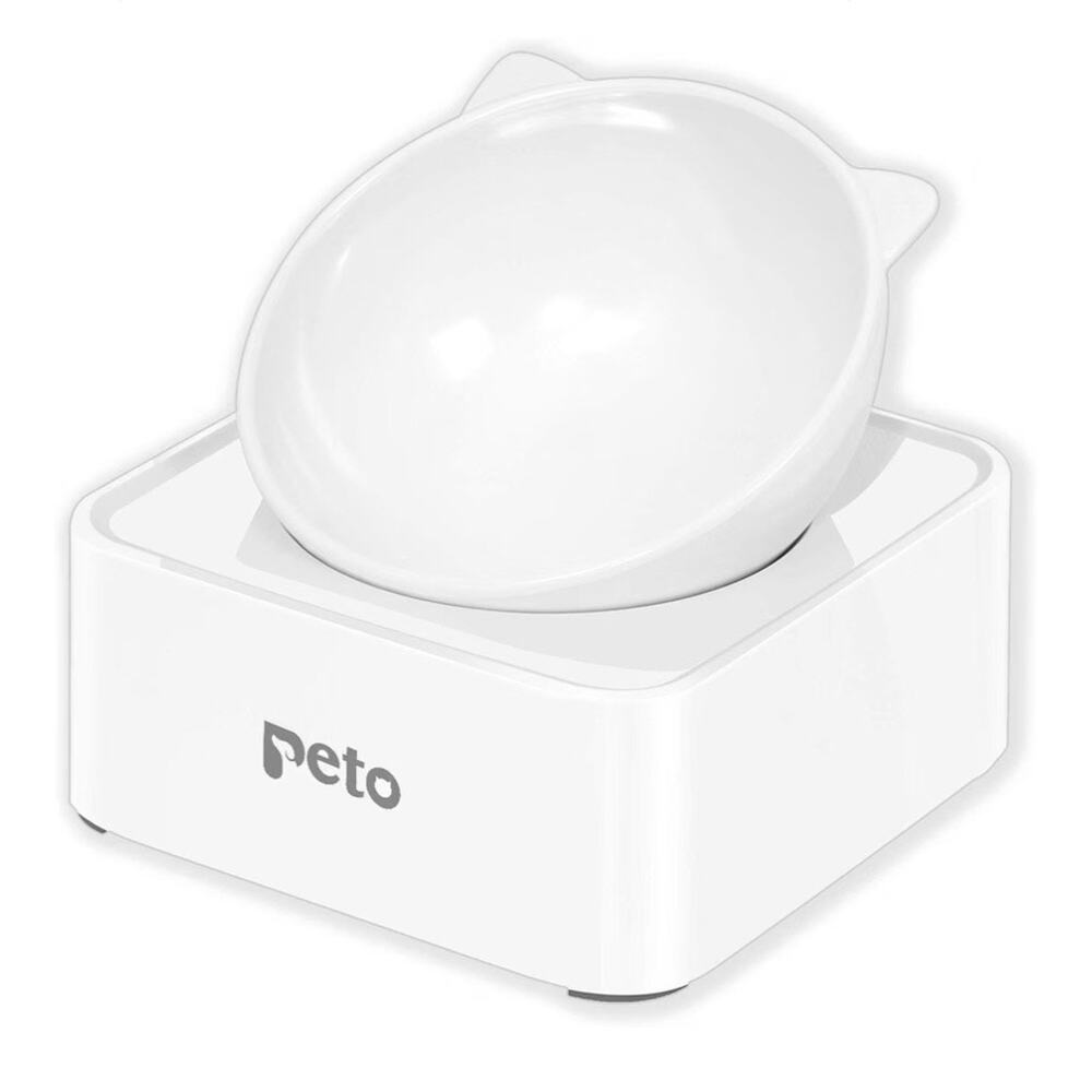 Peto Cat Dog Bowl Raised Cat Food Water Bowl